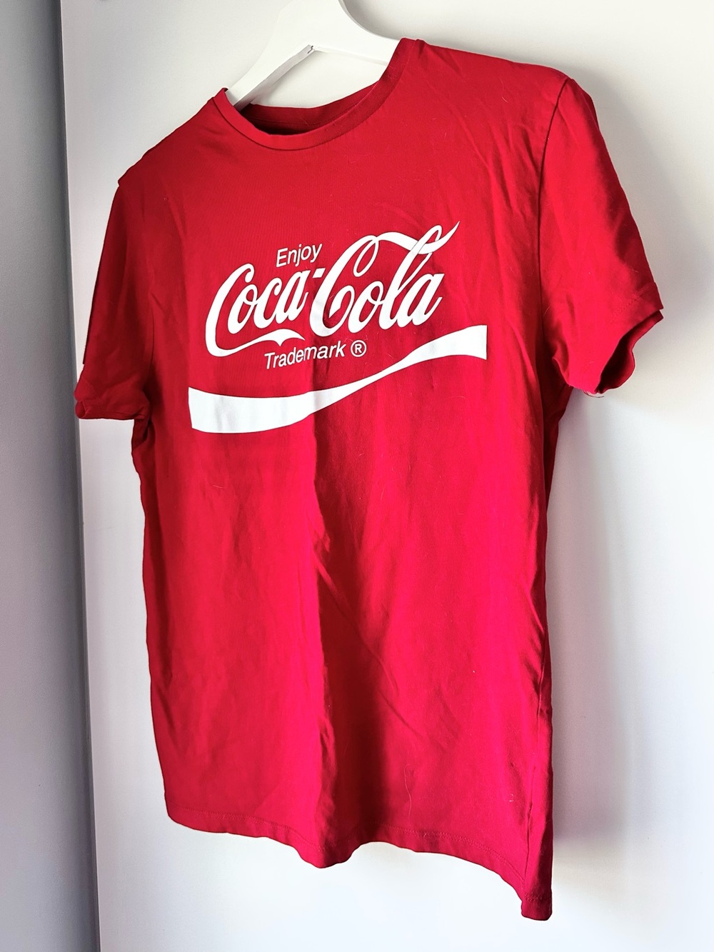 Coca Cola Logo Red T-Shirt 100% Cotton